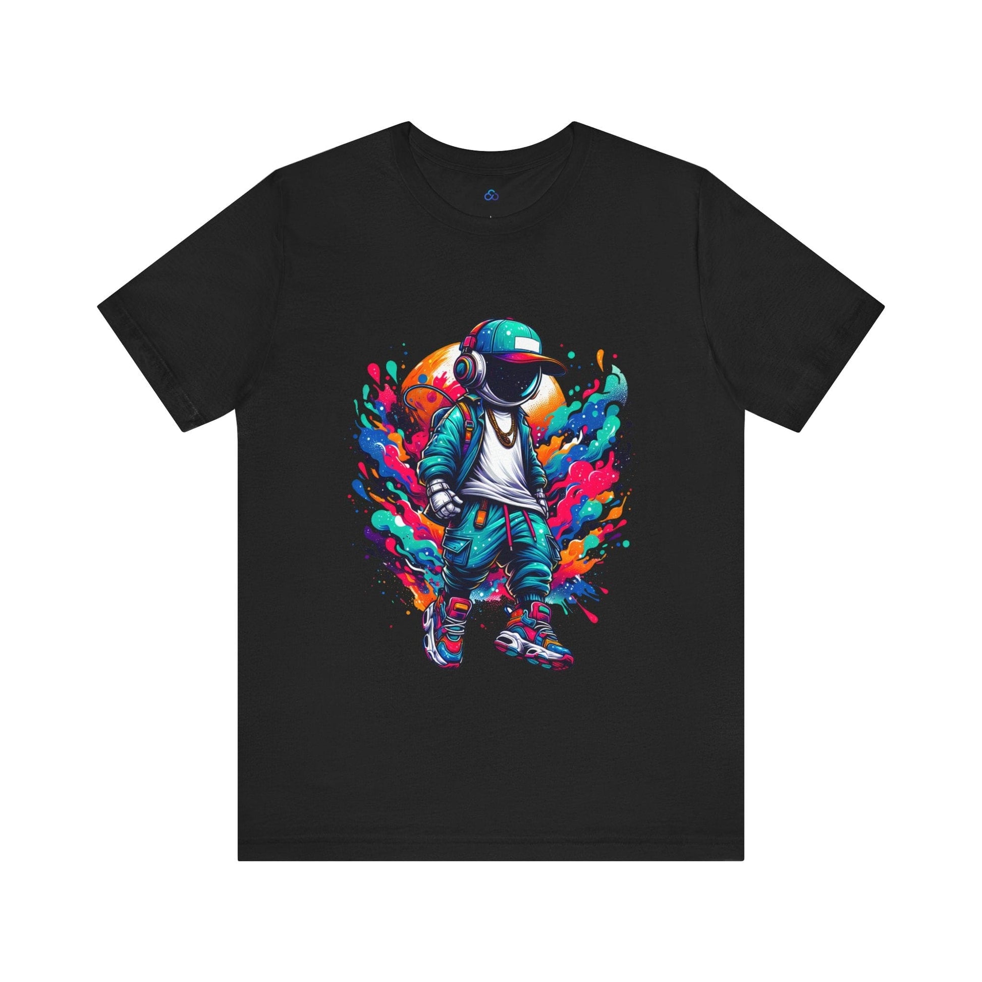 Printify T-Shirt Black / S Streetwear Astronaut Cloud Tshirt