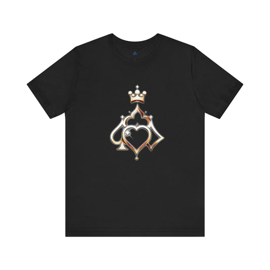 Printify T-Shirt Black / S Throne of Hearts Cloud Tshirt