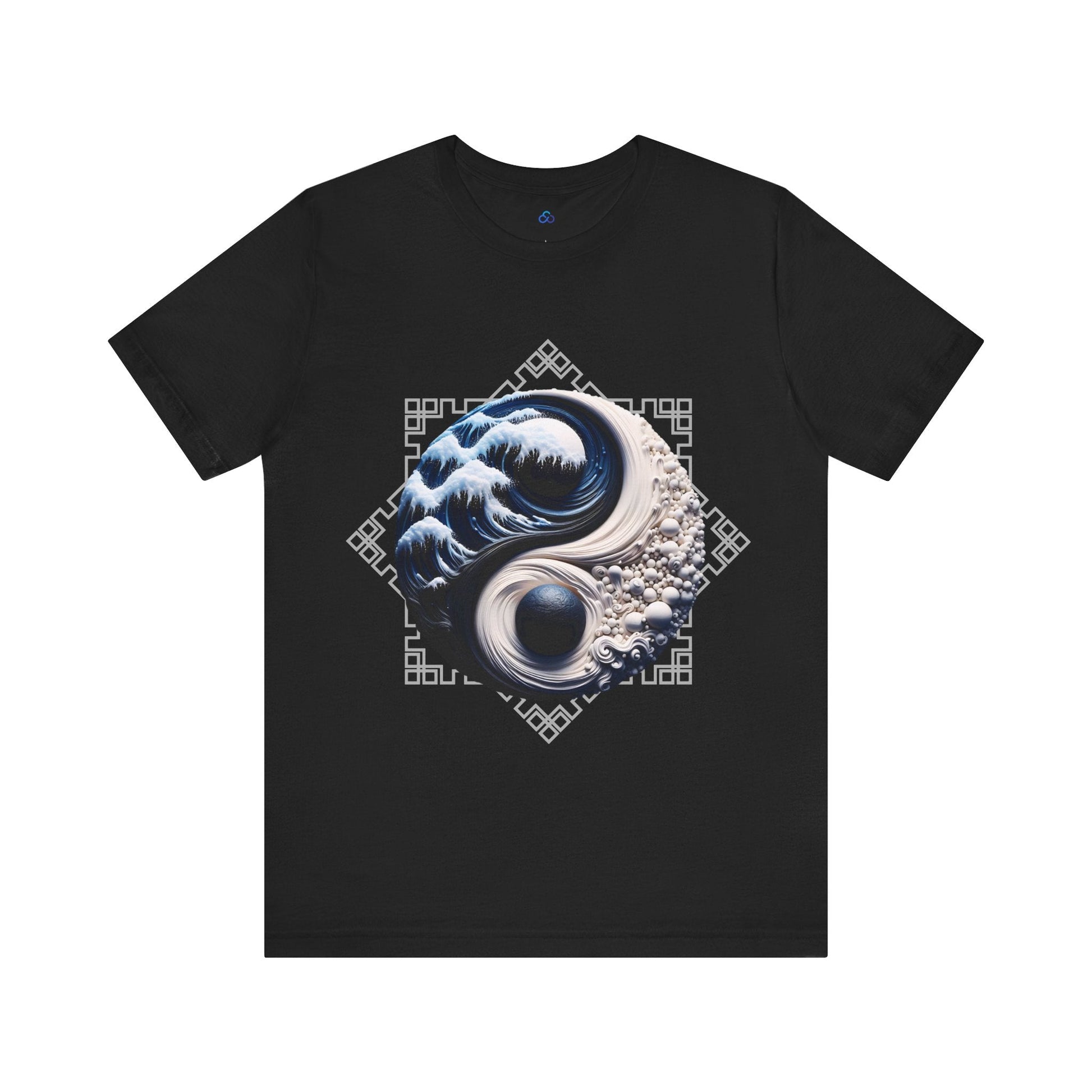 Printify T-Shirt Black / S Yin & Yang Cloud Tshirt