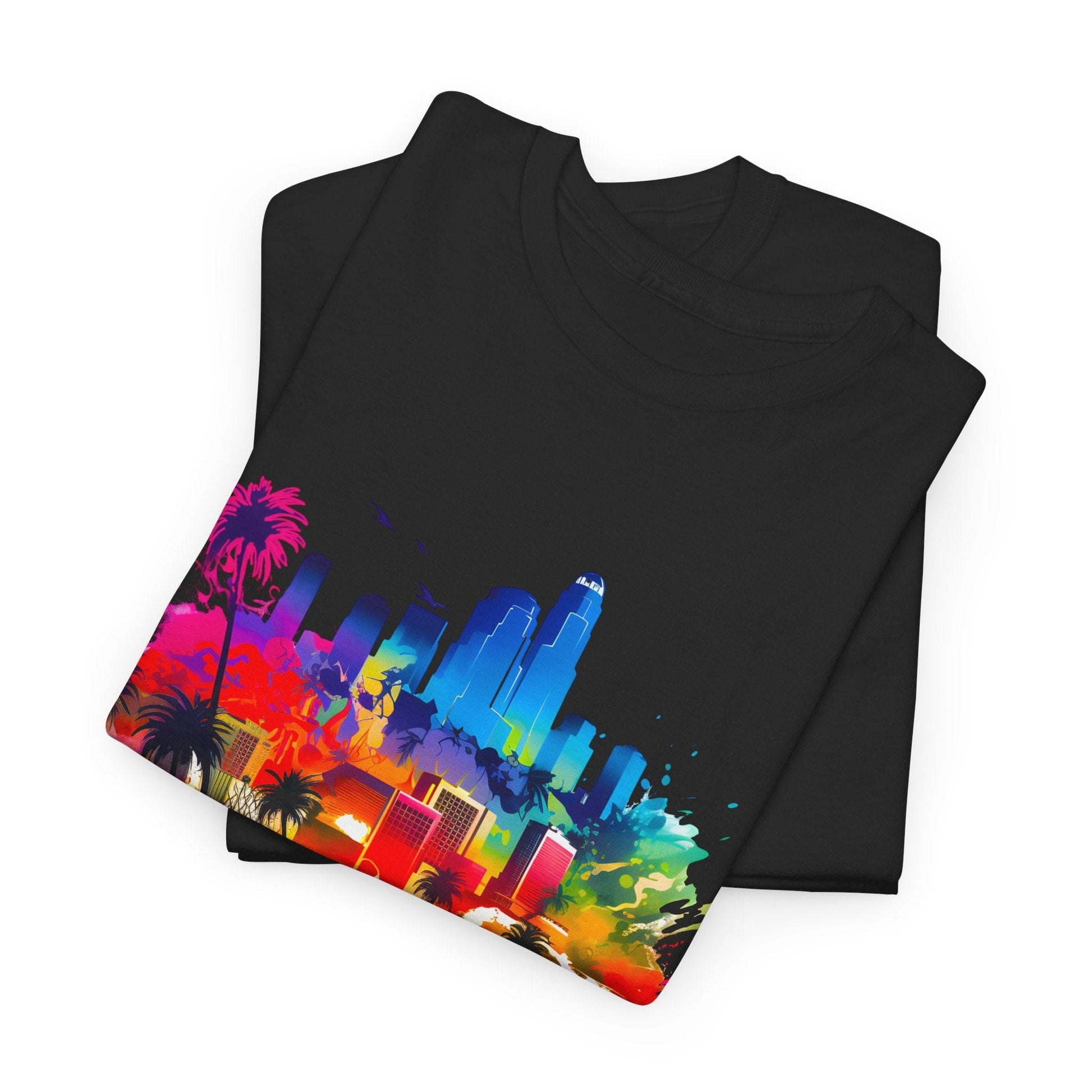 Printify T-Shirt California Cityscape Classic Tshirt