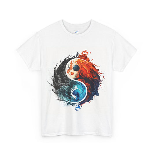 Printify T-Shirt Cosmic Balance Classic Tshirt