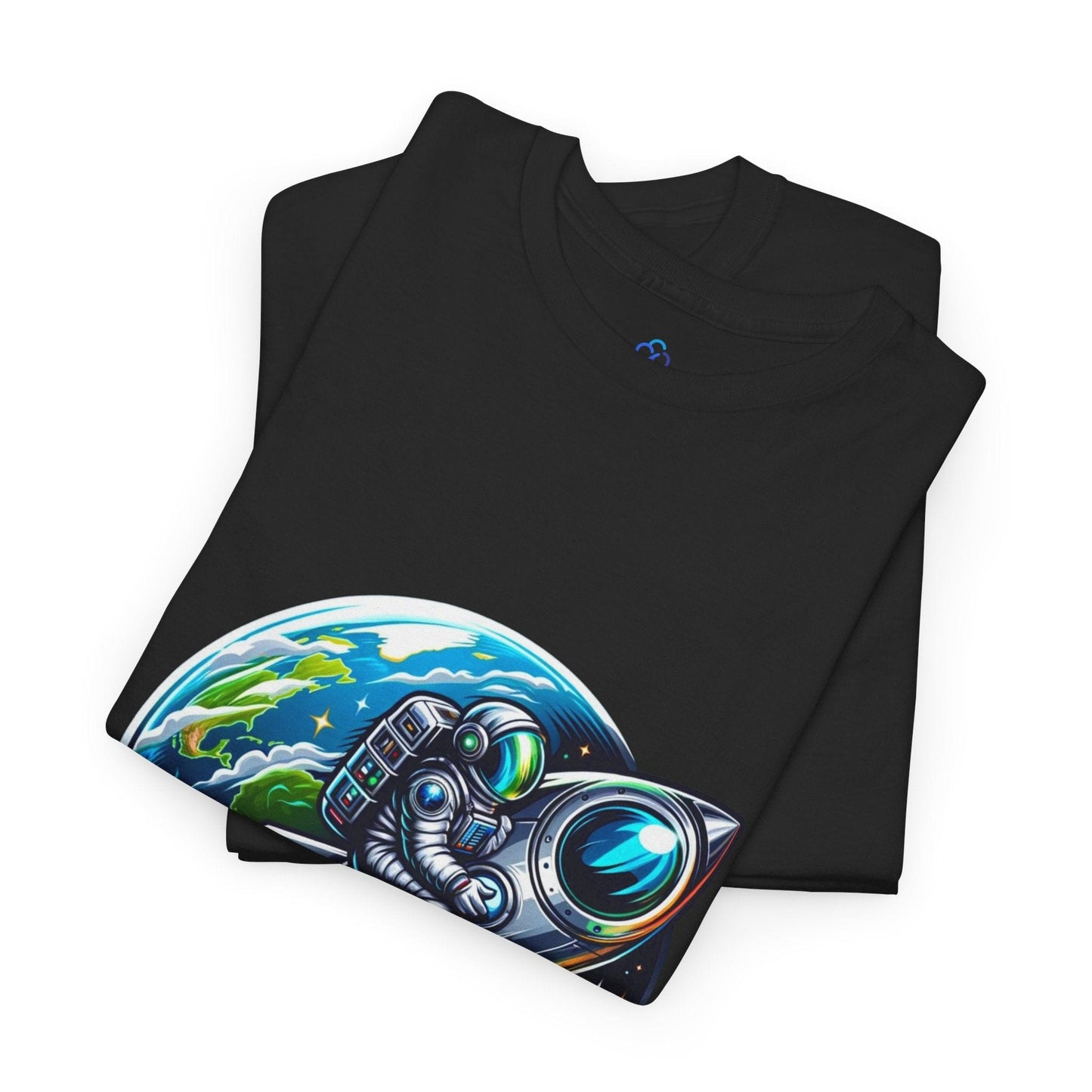 Printify T-Shirt Cosmic Rocket Ride Classic Tshirt