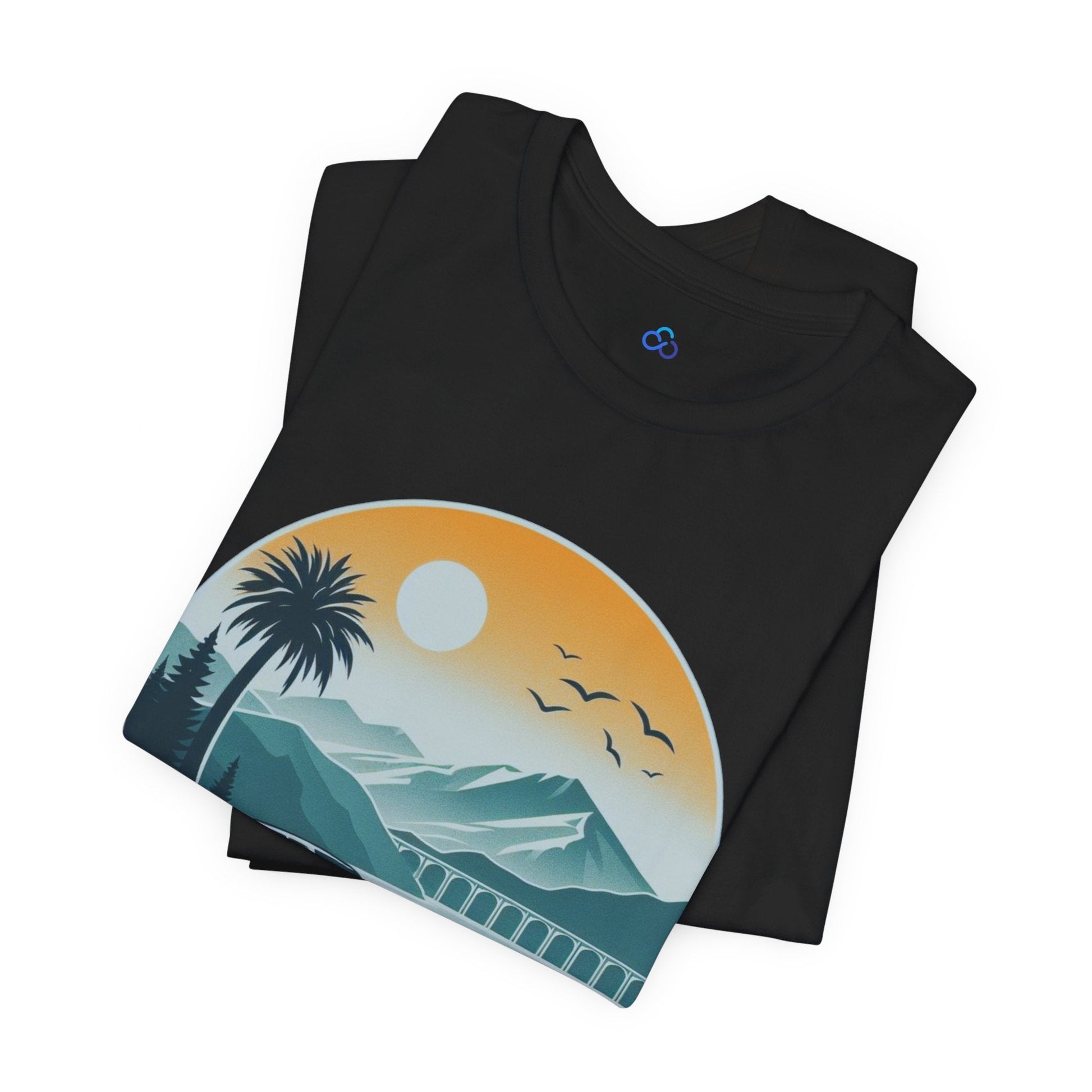 Printify T-Shirt Golden Coast California Cloud Tshirt