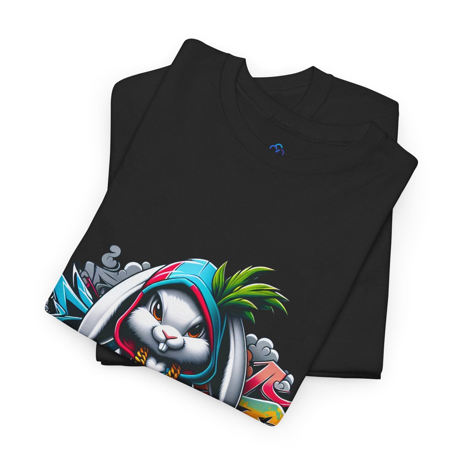 Printify T-Shirt Graffiti Bunny Classic Tshirt