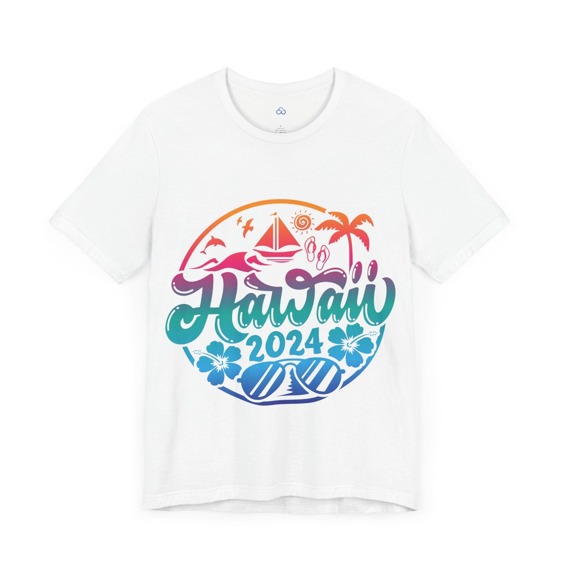 Printify T-Shirt Hawaii 2024 Cloud Tshirt