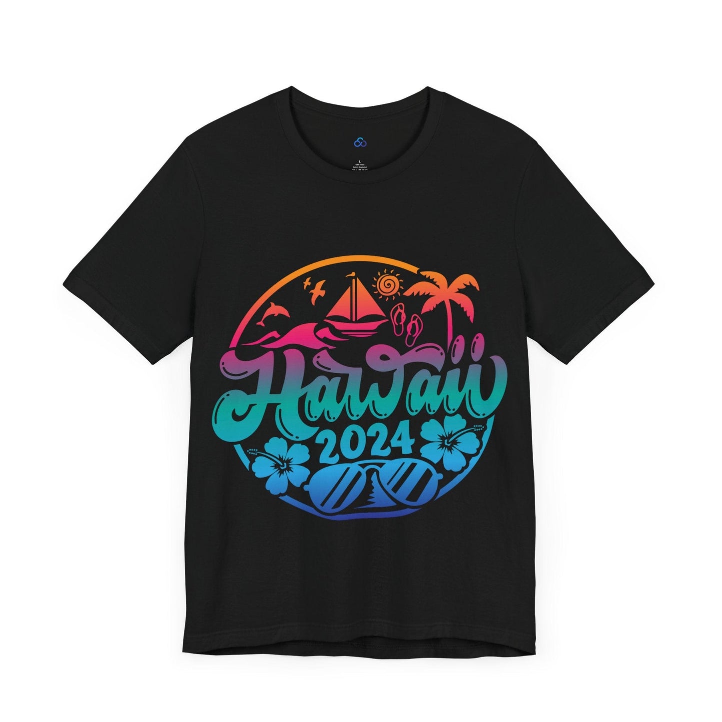 Printify T-Shirt Hawaii 2024 Cloud Tshirt