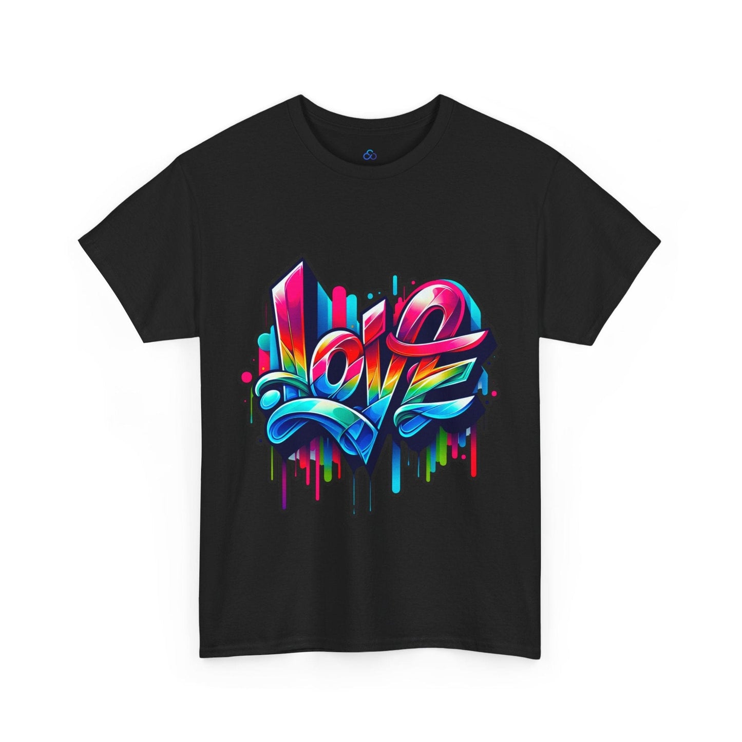 Printify T-Shirt Love Graffiti Classic Tshirt