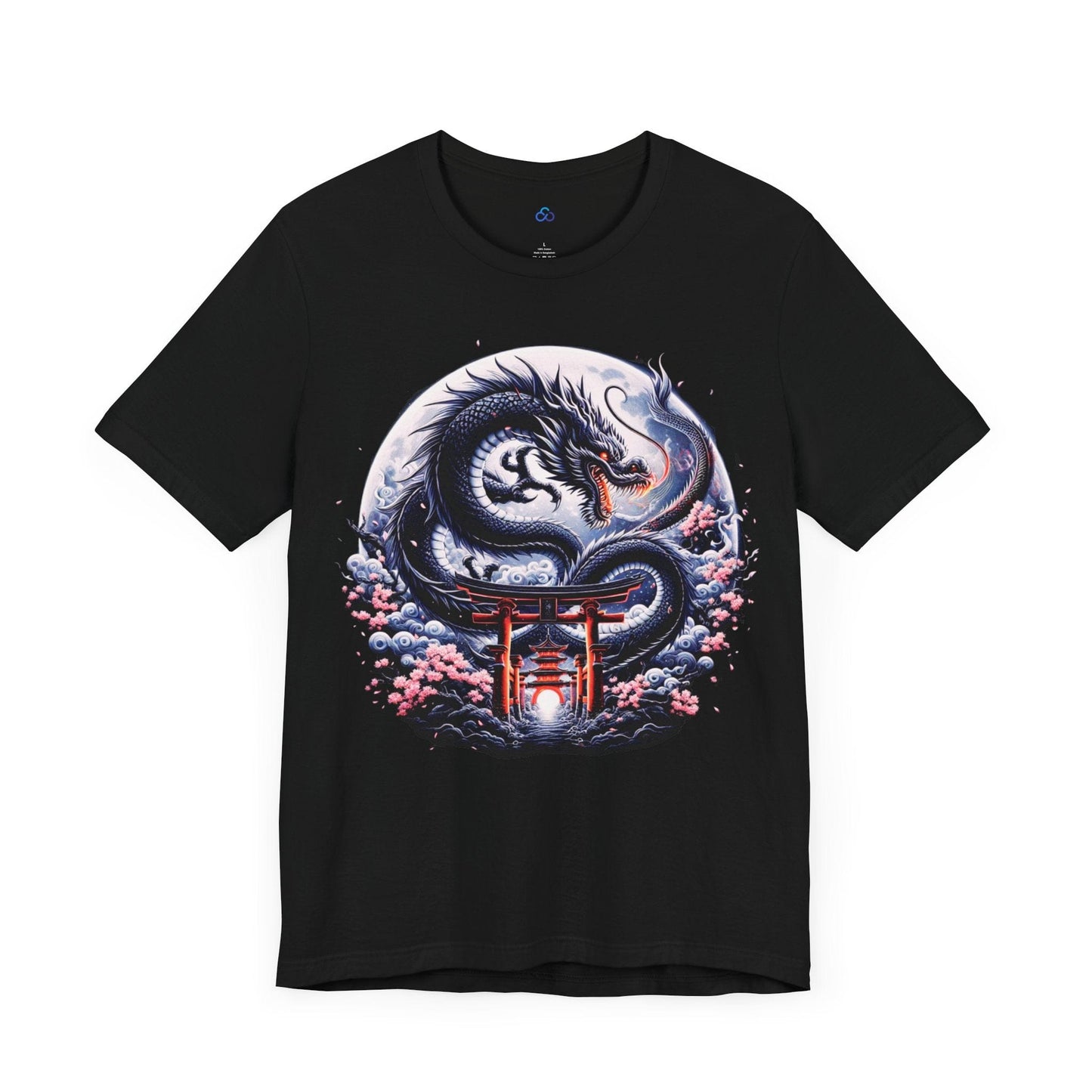 Printify T-Shirt Lunar Dragon Sanctuary Cloud Tshirt