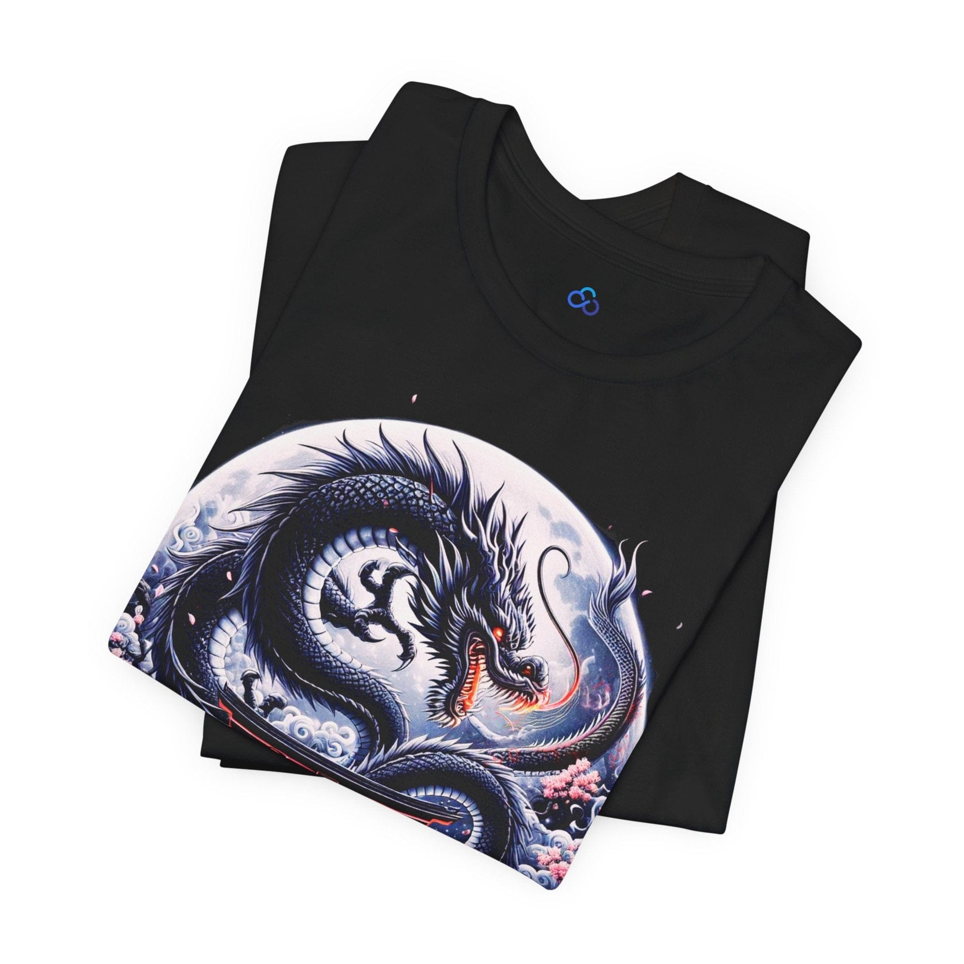 Printify T-Shirt Lunar Dragon Sanctuary Cloud Tshirt