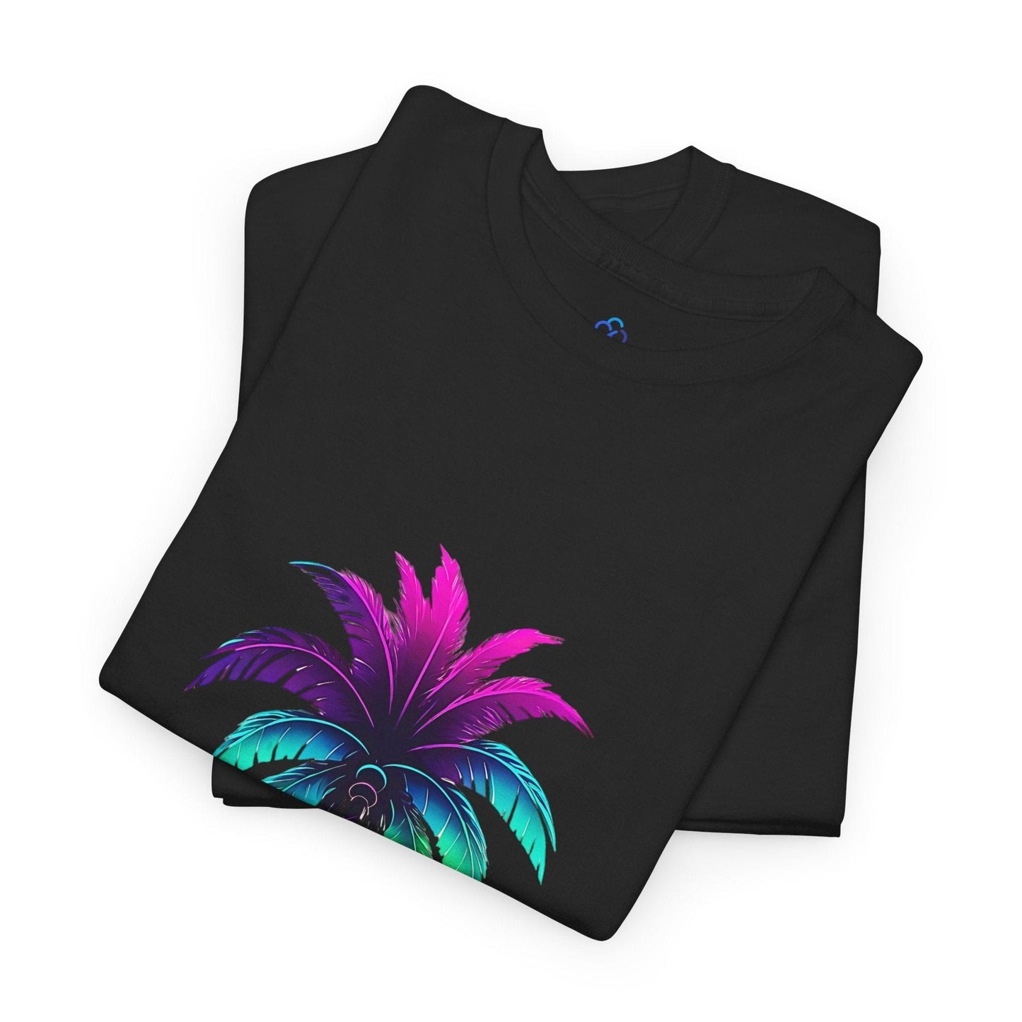 Printify T-Shirt Neon Palm Tree Classic Tshirt