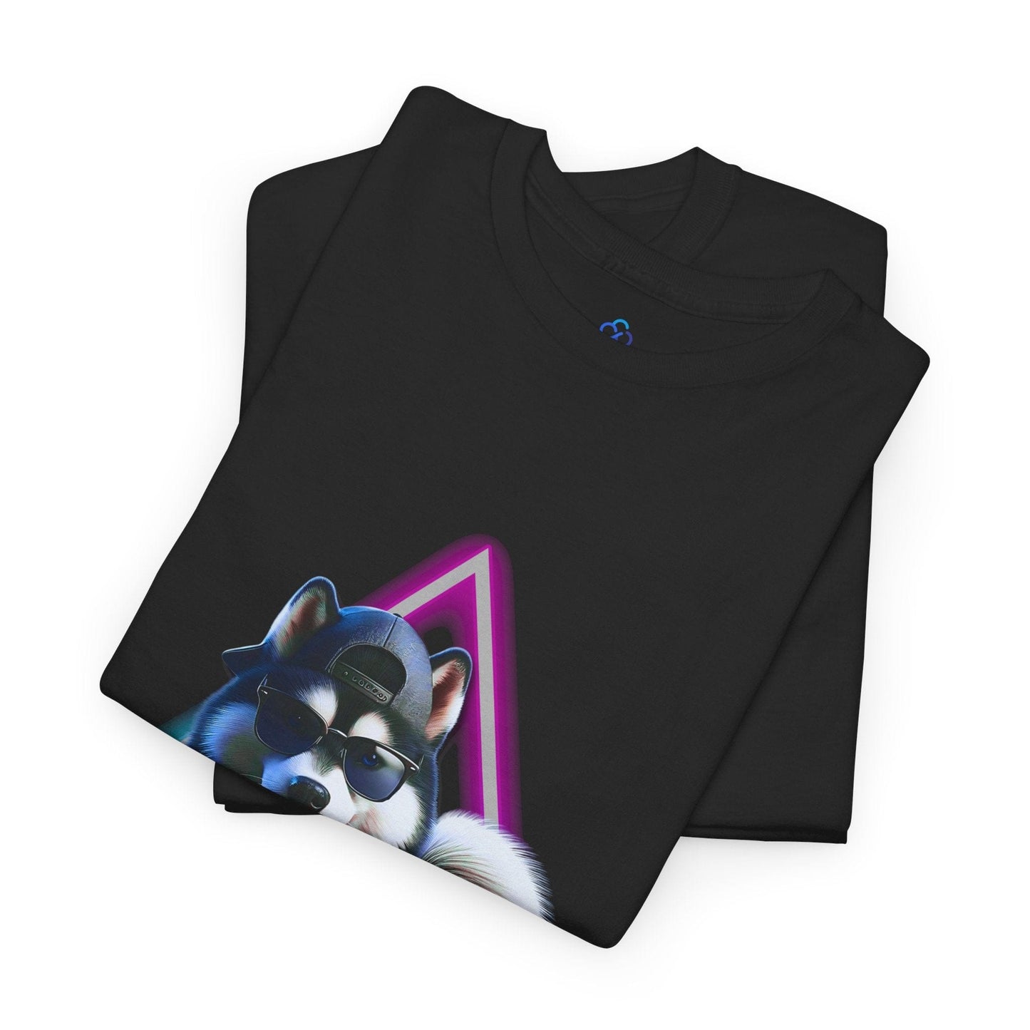 Printify T-Shirt Neon Paws Classic Tshirt