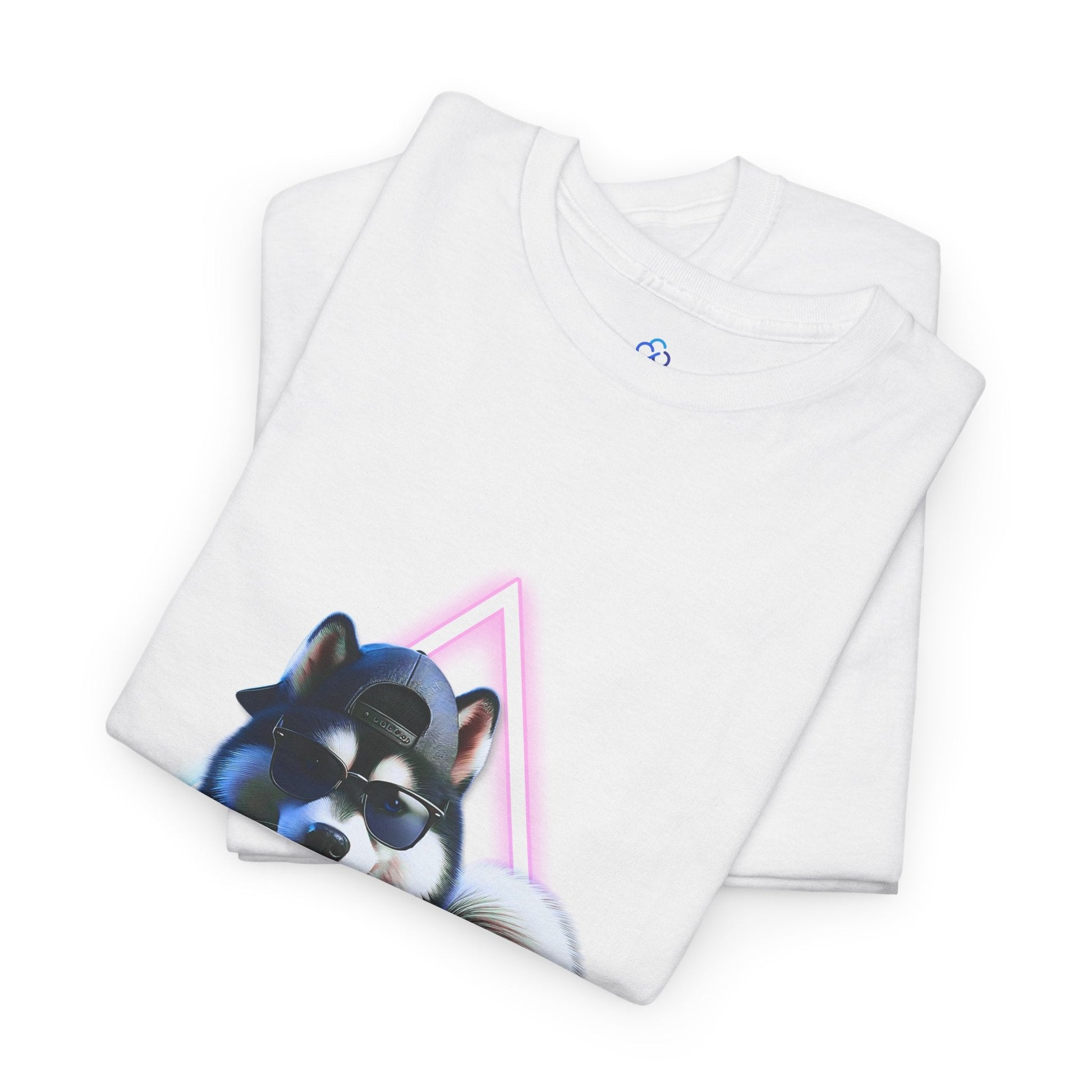 Printify T-Shirt Neon Paws Classic Tshirt