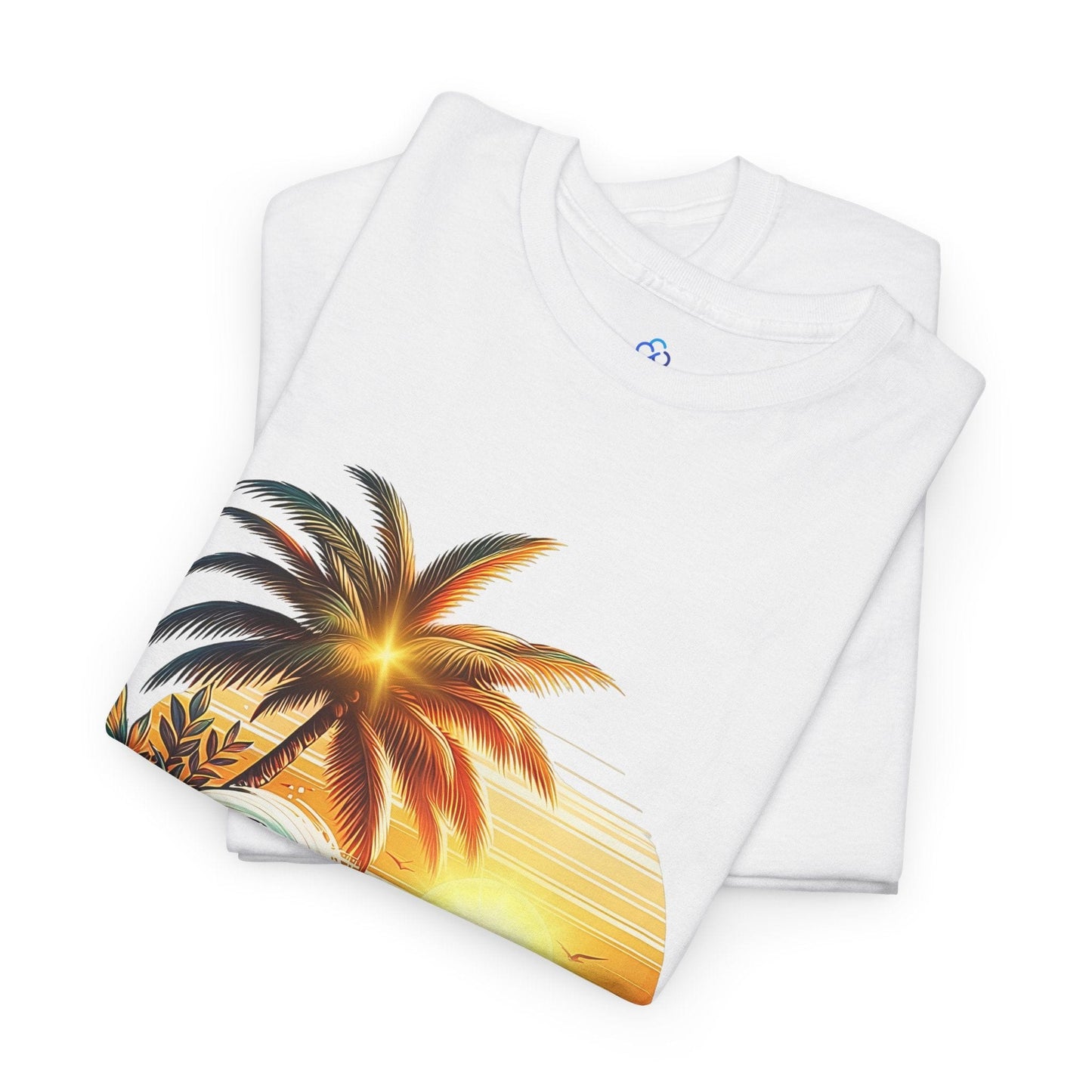 Printify T-Shirt Palm Wave Paradise Classic Tshirt