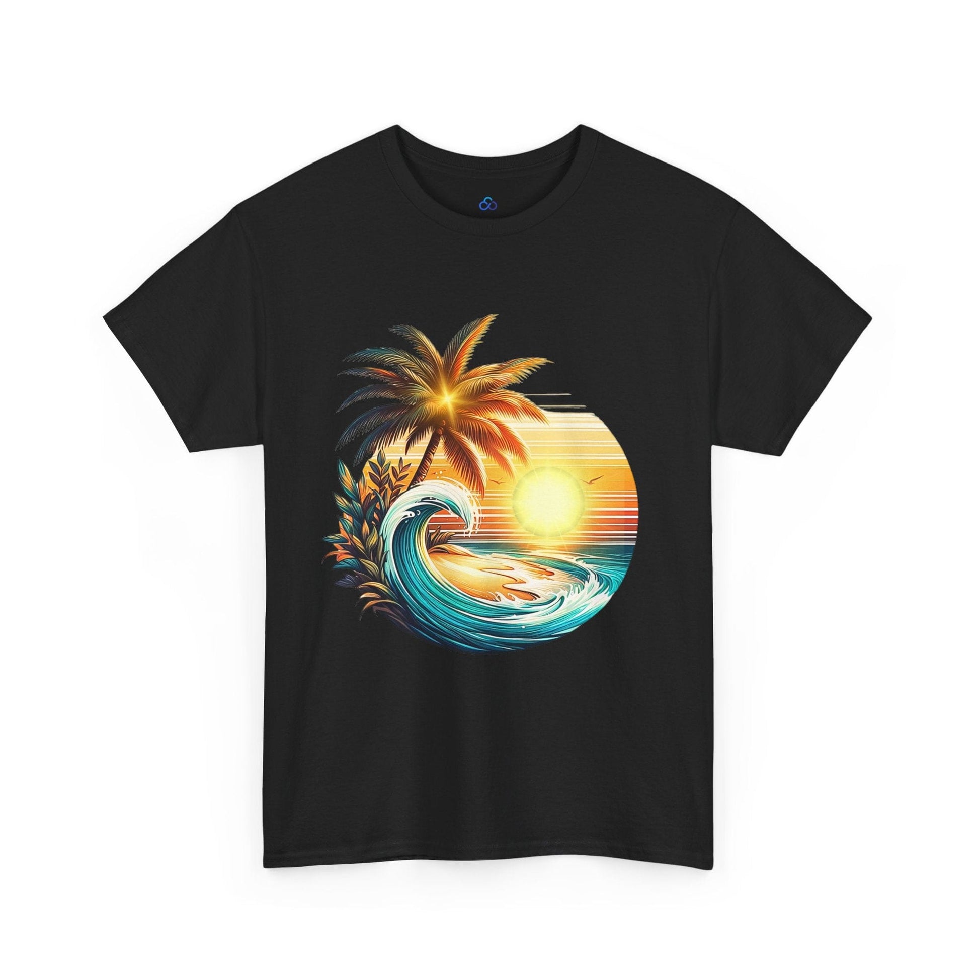 Printify T-Shirt Palm Wave Paradise Classic Tshirt