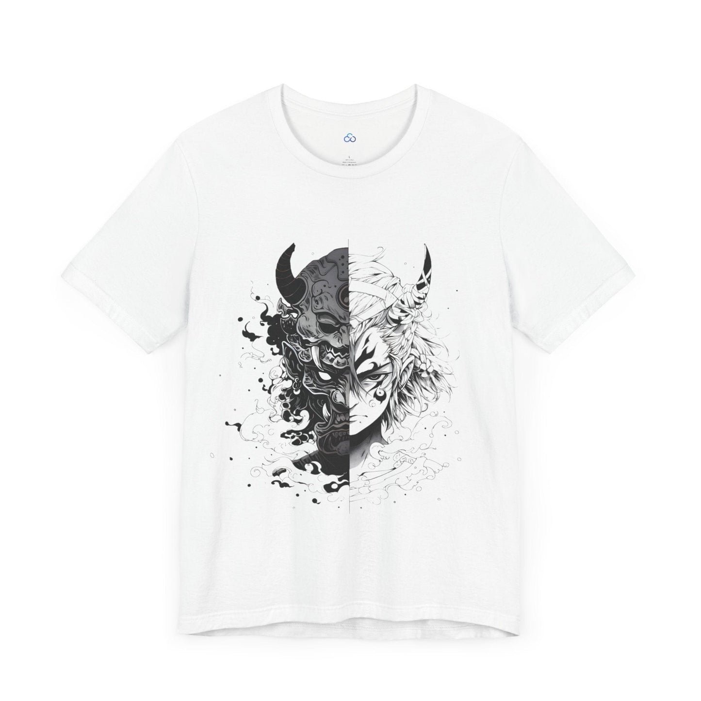 Printify T-Shirt Samurai Split Cloud Tshirt