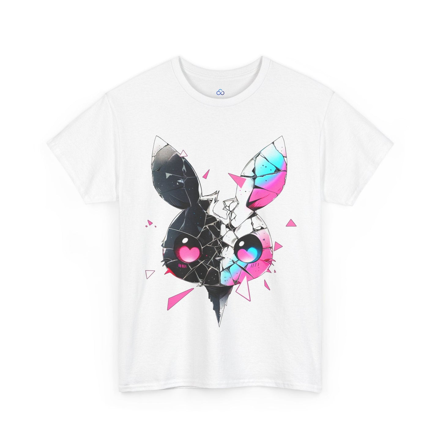 Printify T-Shirt Shattered Bunny Classic Tshirt