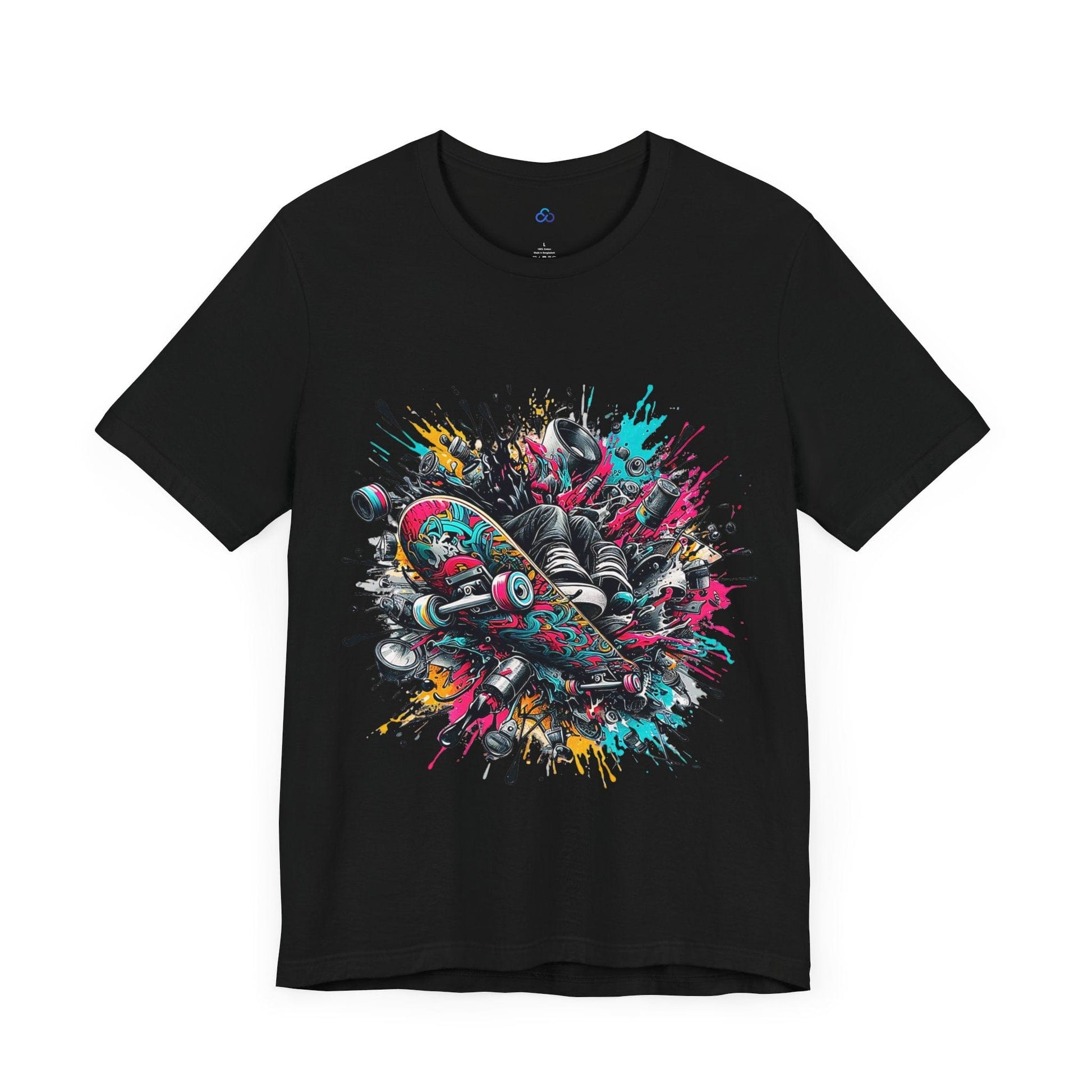 Printify T-Shirt Skate Splash Cloud Tshirt