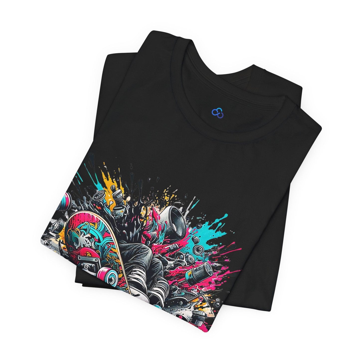 Printify T-Shirt Skate Splash Cloud Tshirt