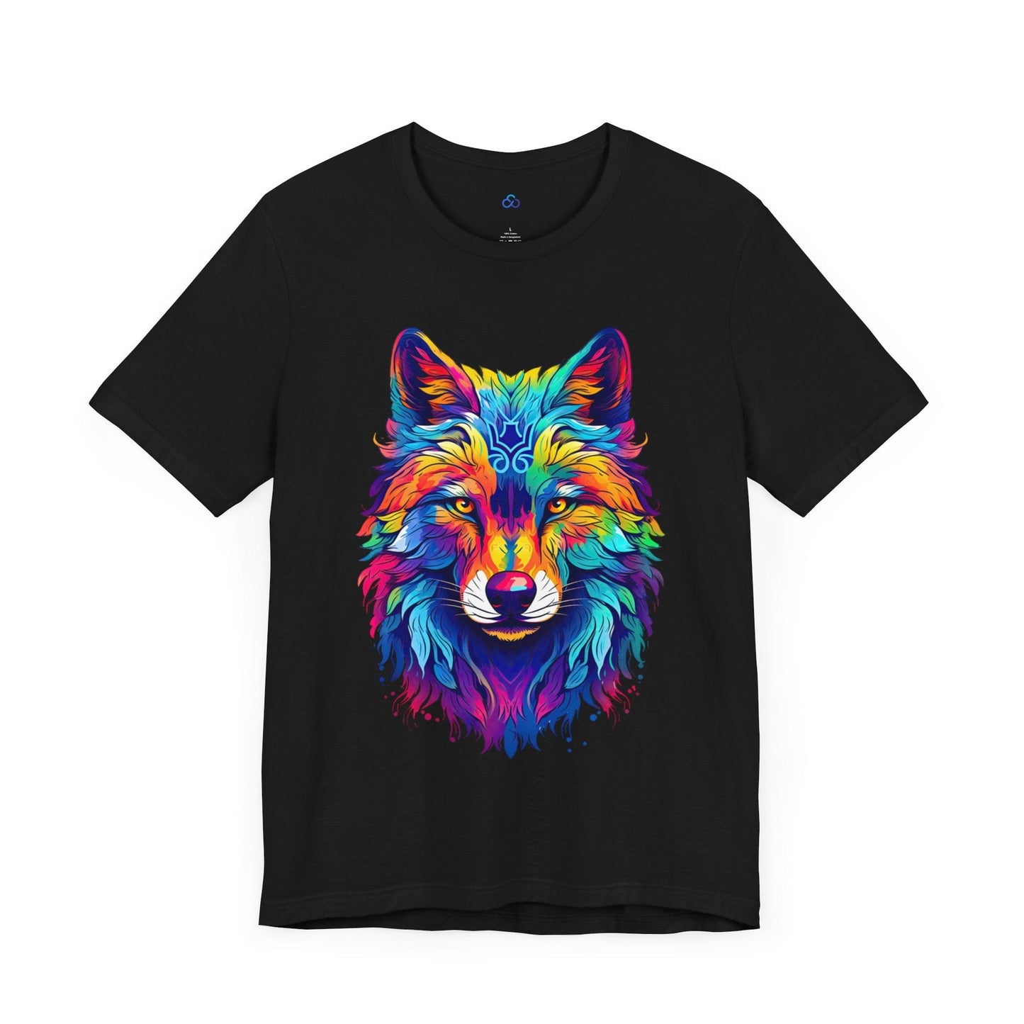 Printify T-Shirt Spectral Wolf Cloud Tshirt