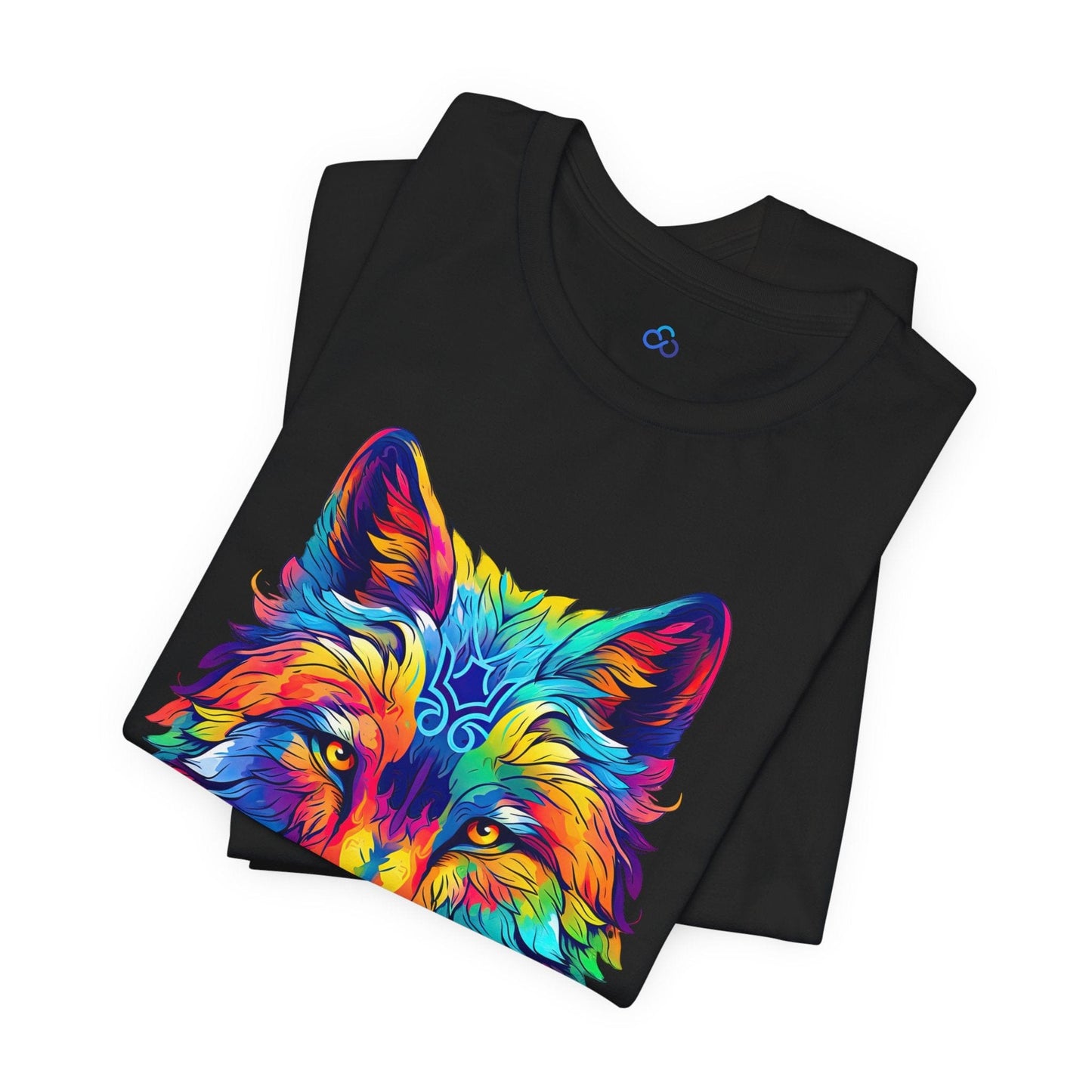 Printify T-Shirt Spectral Wolf Cloud Tshirt