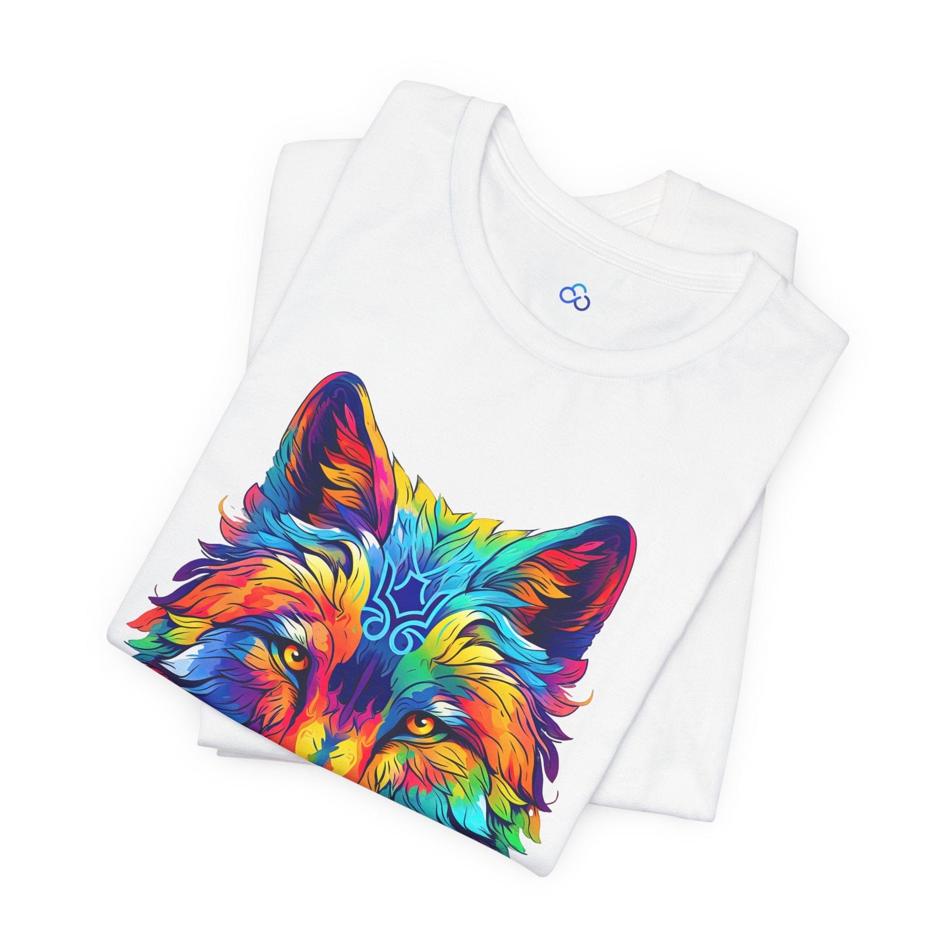 Printify T-Shirt Spectral Wolf Cloud Tshirt