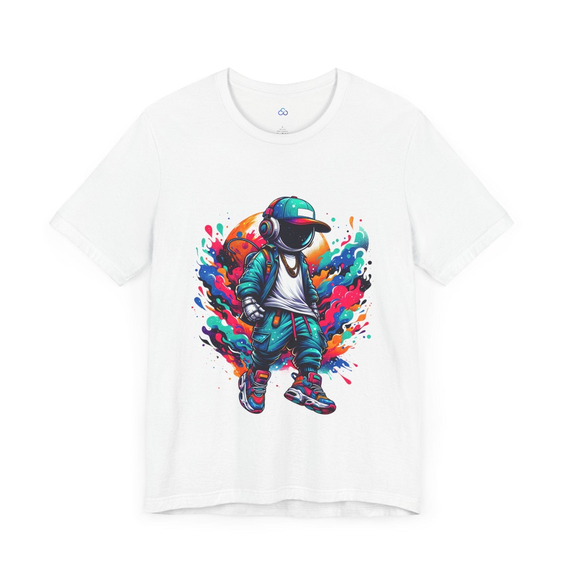 Printify T-Shirt Streetwear Astronaut Cloud Tshirt