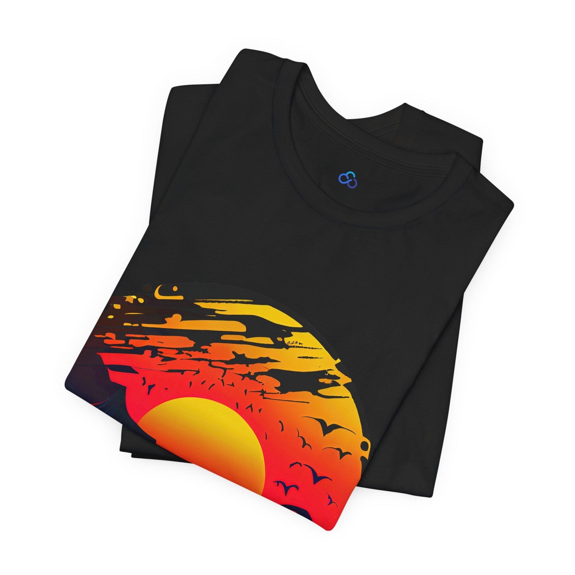 Printify T-Shirt Sunset Serenity Cloud Tshirt