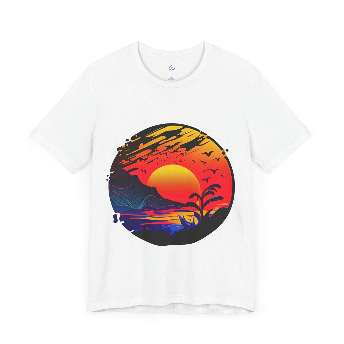 Printify T-Shirt Sunset Serenity Cloud Tshirt