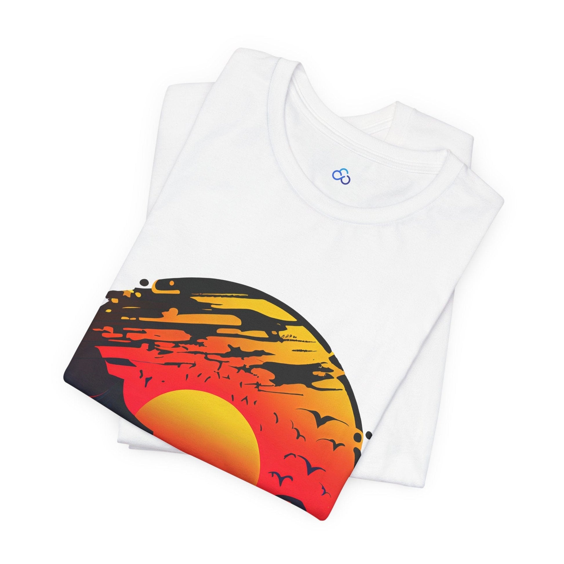 Printify T-Shirt Sunset Serenity Cloud Tshirt