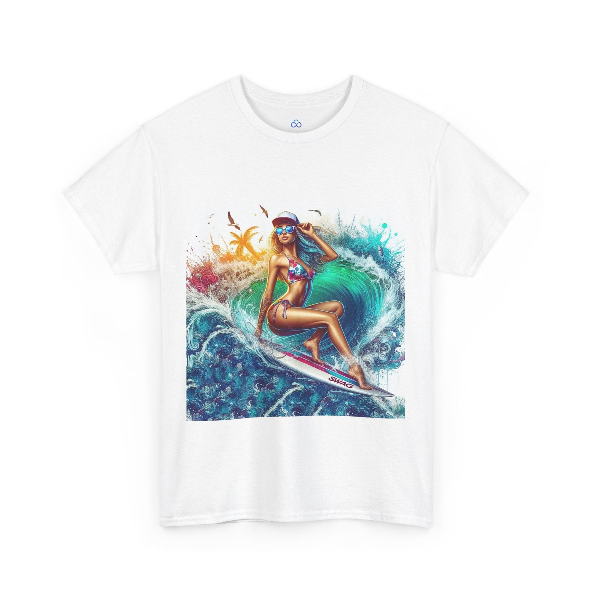 Printify T-Shirt Surf Queen Classic Tshirt