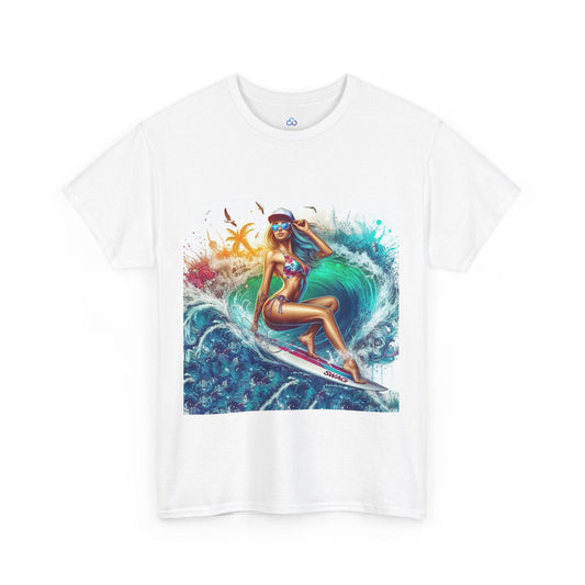 Printify T-Shirt Surf Queen Classic Tshirt