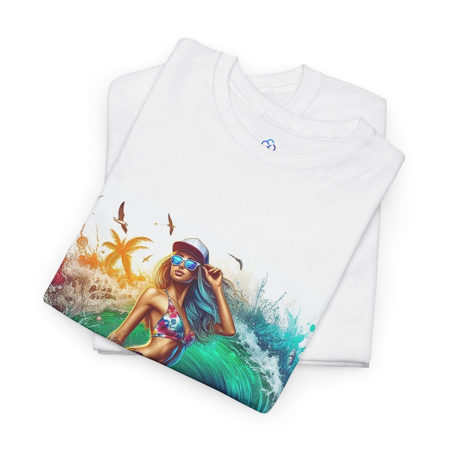 Printify T-Shirt Surf Queen Classic Tshirt