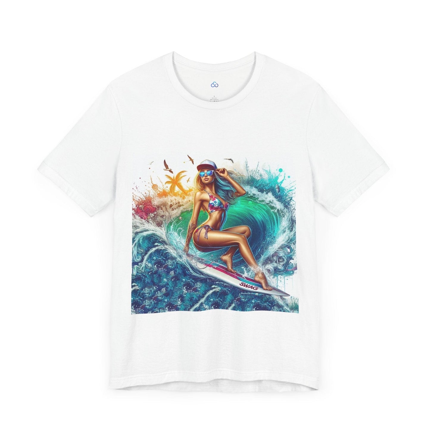 Printify T-Shirt Surf Queen Cloud Tshirt