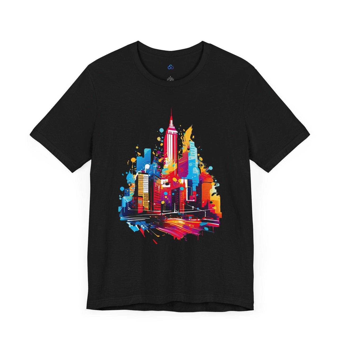 Printify T-Shirt Vivid City Vibe Cloud Tshirt