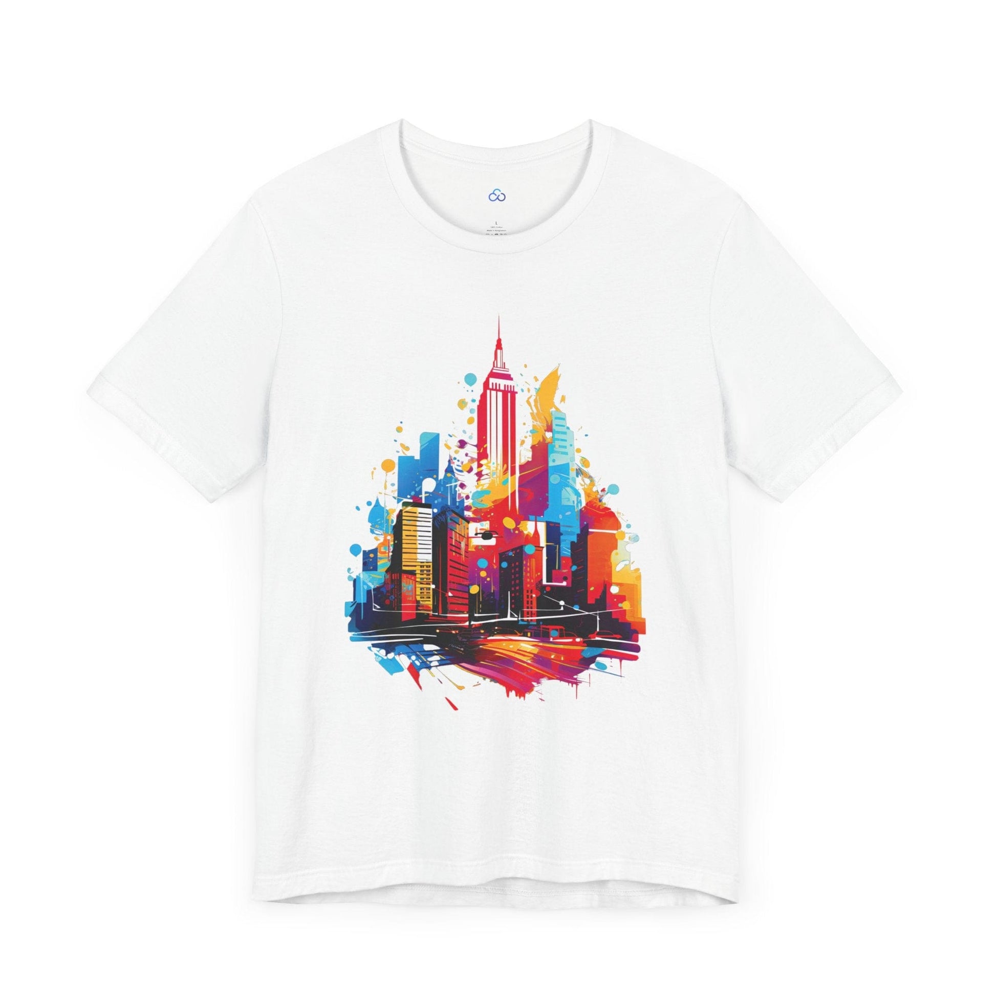 Printify T-Shirt Vivid City Vibe Cloud Tshirt