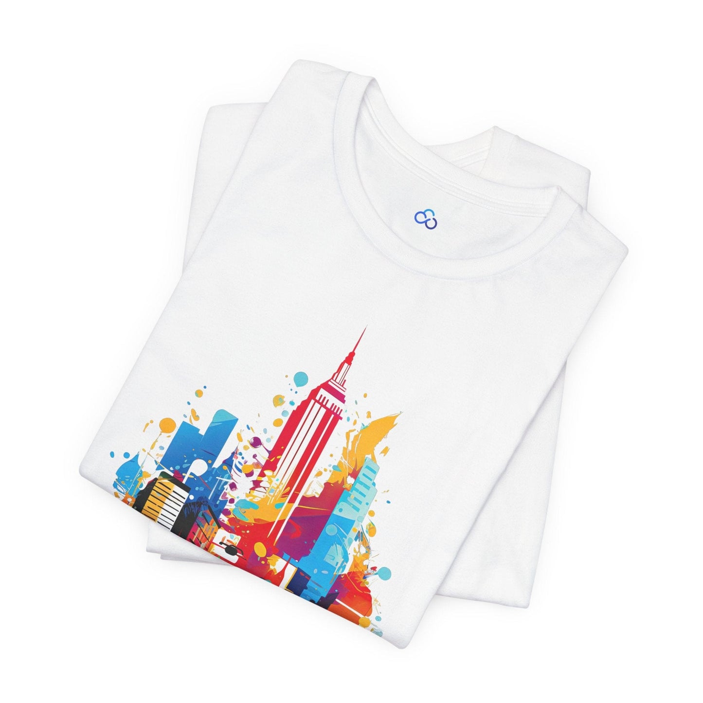 Printify T-Shirt Vivid City Vibe Cloud Tshirt