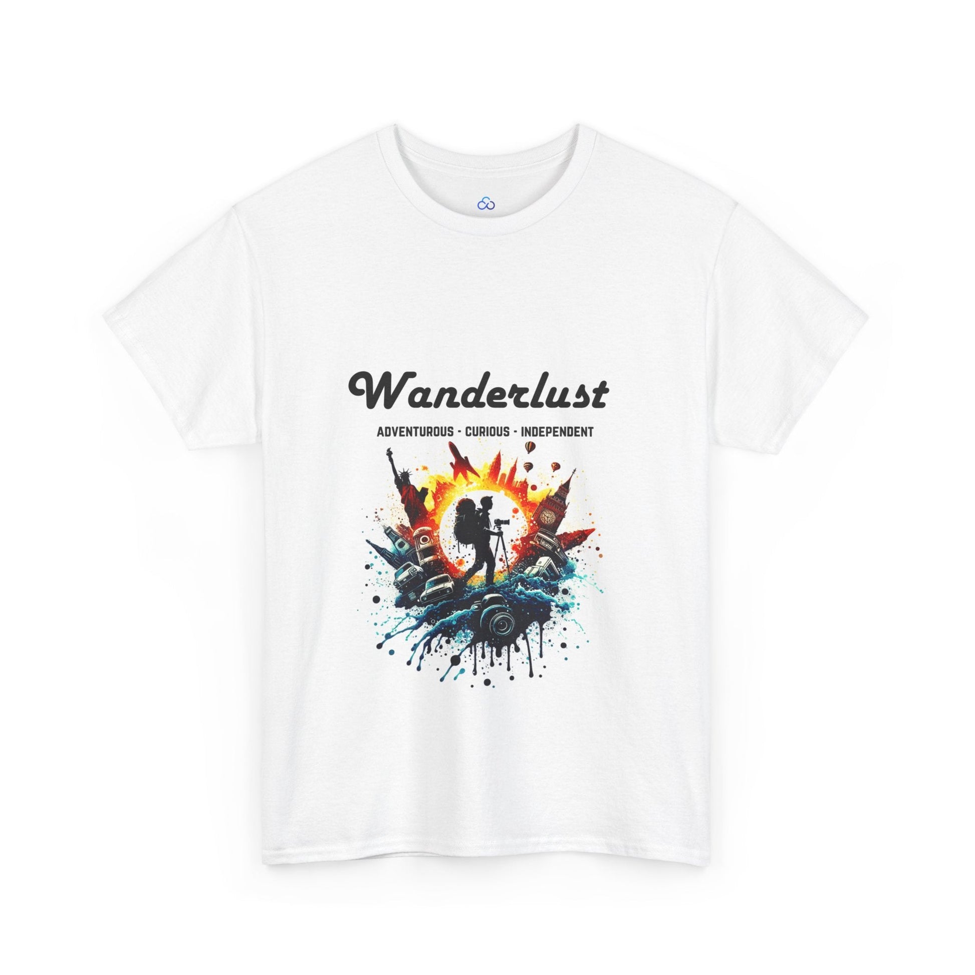 Printify T-Shirt Wanderlust Chronicles Classic Tshirt