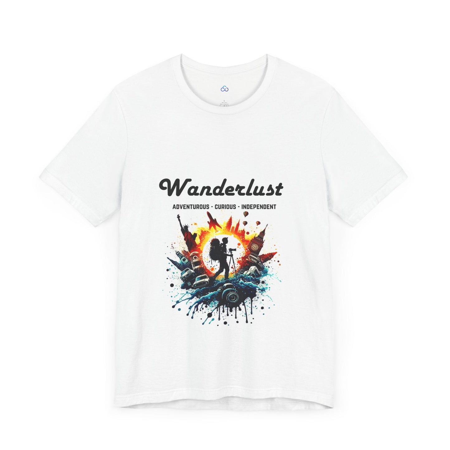 Printify T-Shirt Wanderlust Chronicles Cloud Tshirt