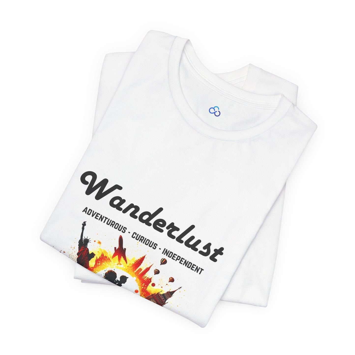 Printify T-Shirt Wanderlust Chronicles Cloud Tshirt