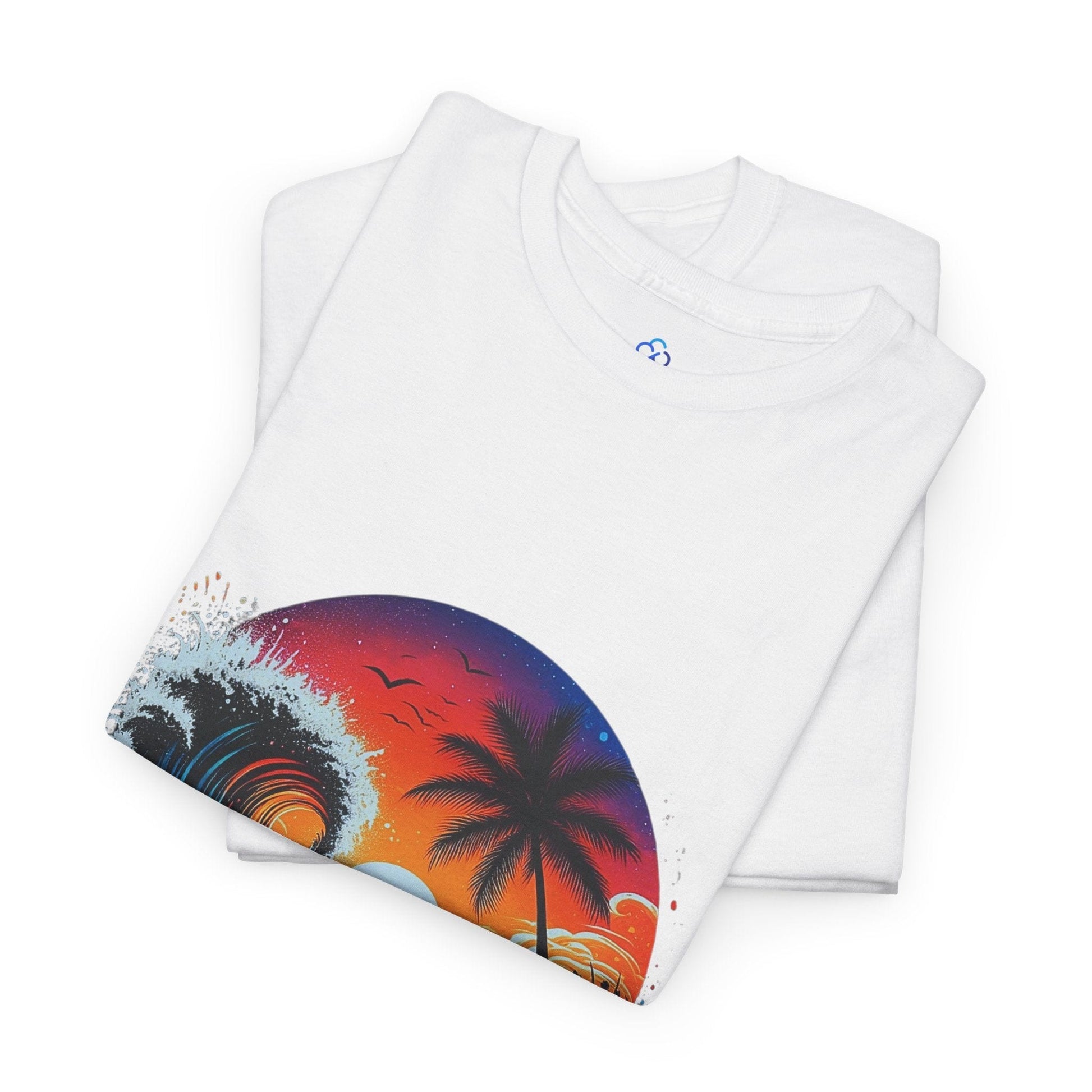 Printify T-Shirt Wave Classic Tshirt