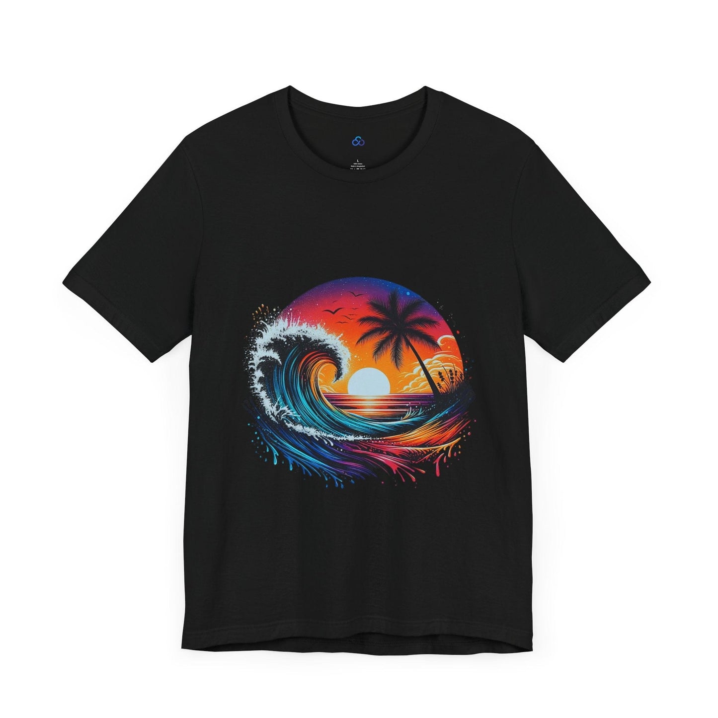 Printify T-Shirt Wave Cloud Tshirt