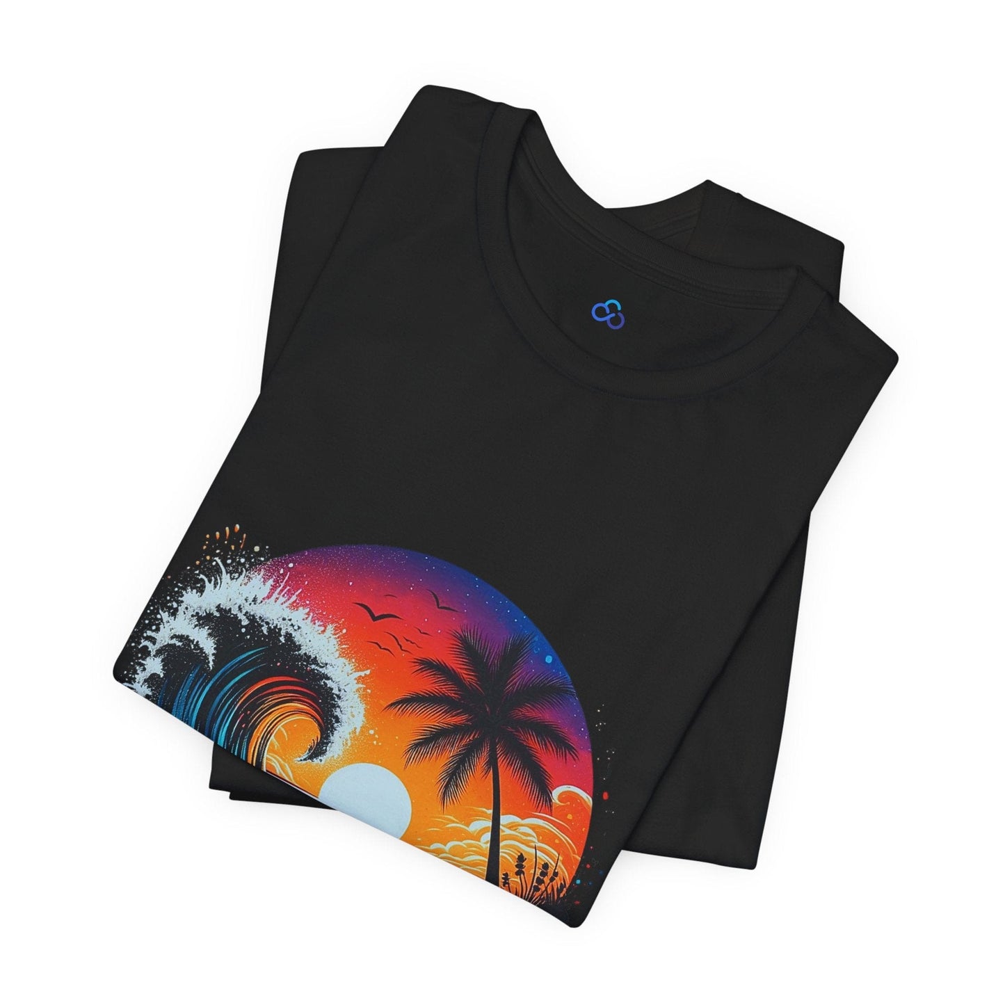 Printify T-Shirt Wave Cloud Tshirt