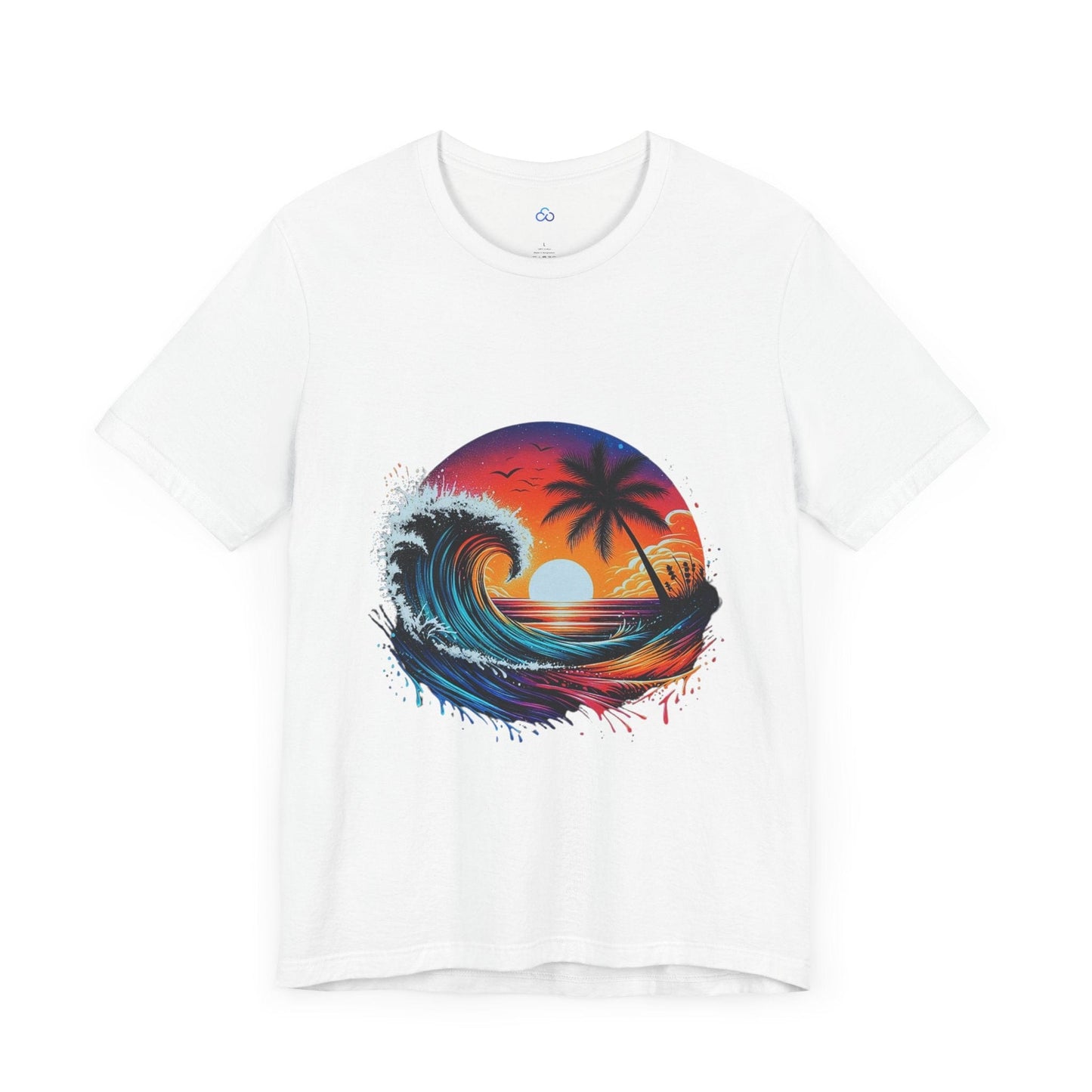 Printify T-Shirt Wave Cloud Tshirt