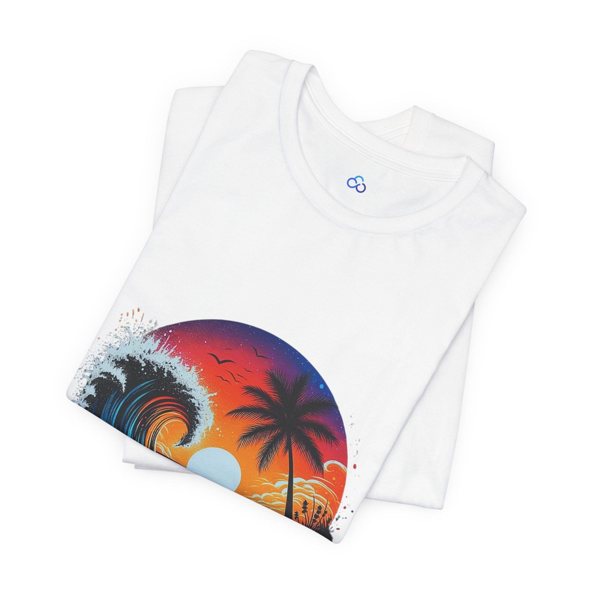 Printify T-Shirt Wave Cloud Tshirt