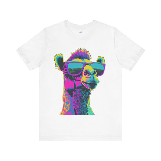 Printify T-Shirt White / S Chill Out Llama Cloud Tshirt