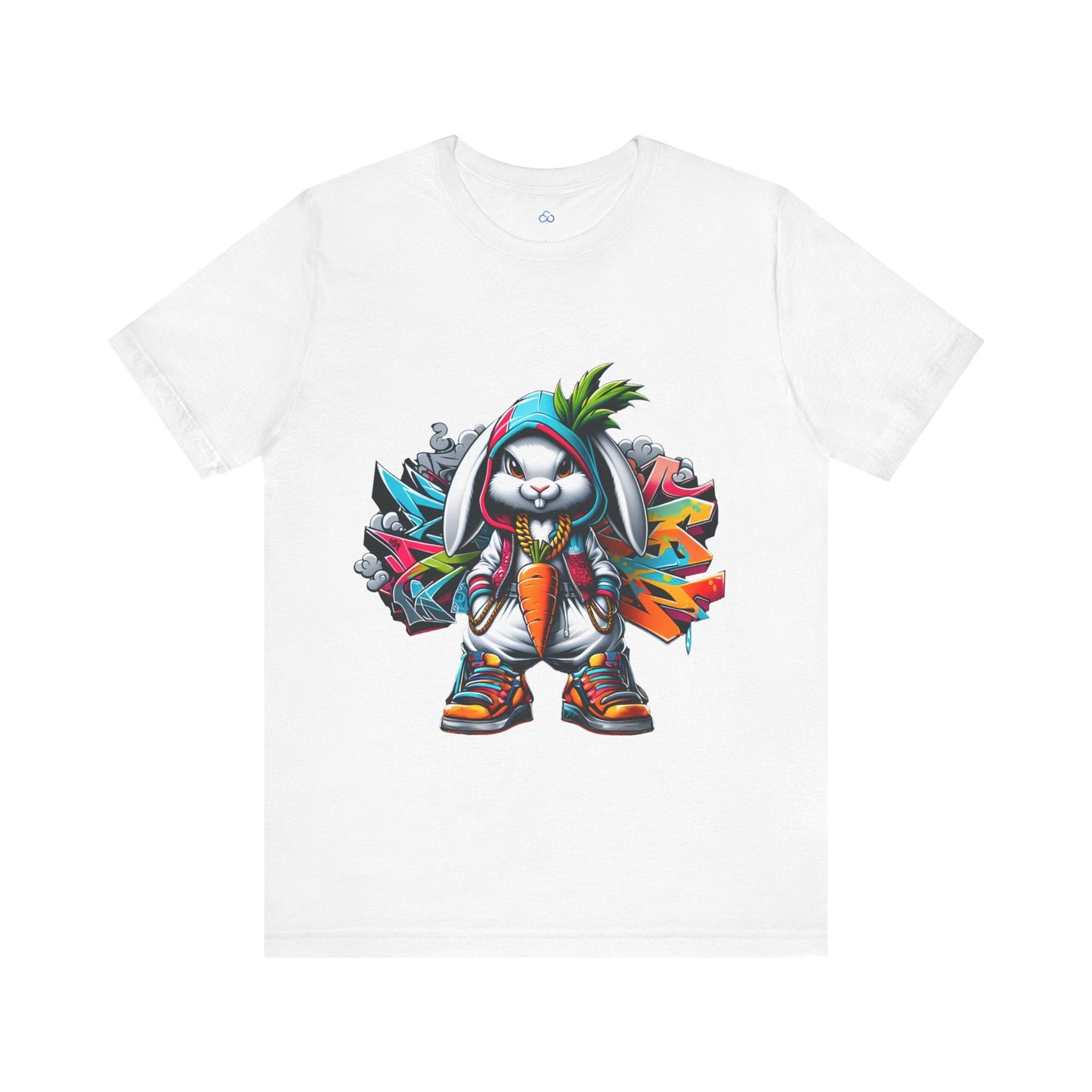 Printify T-Shirt White / S Graffiti Bunny Cloud Tshirt