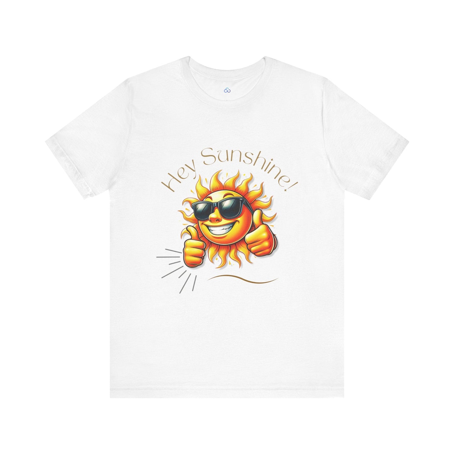 Printify T-Shirt White / S Hey Sunshine Cloud Tshirt