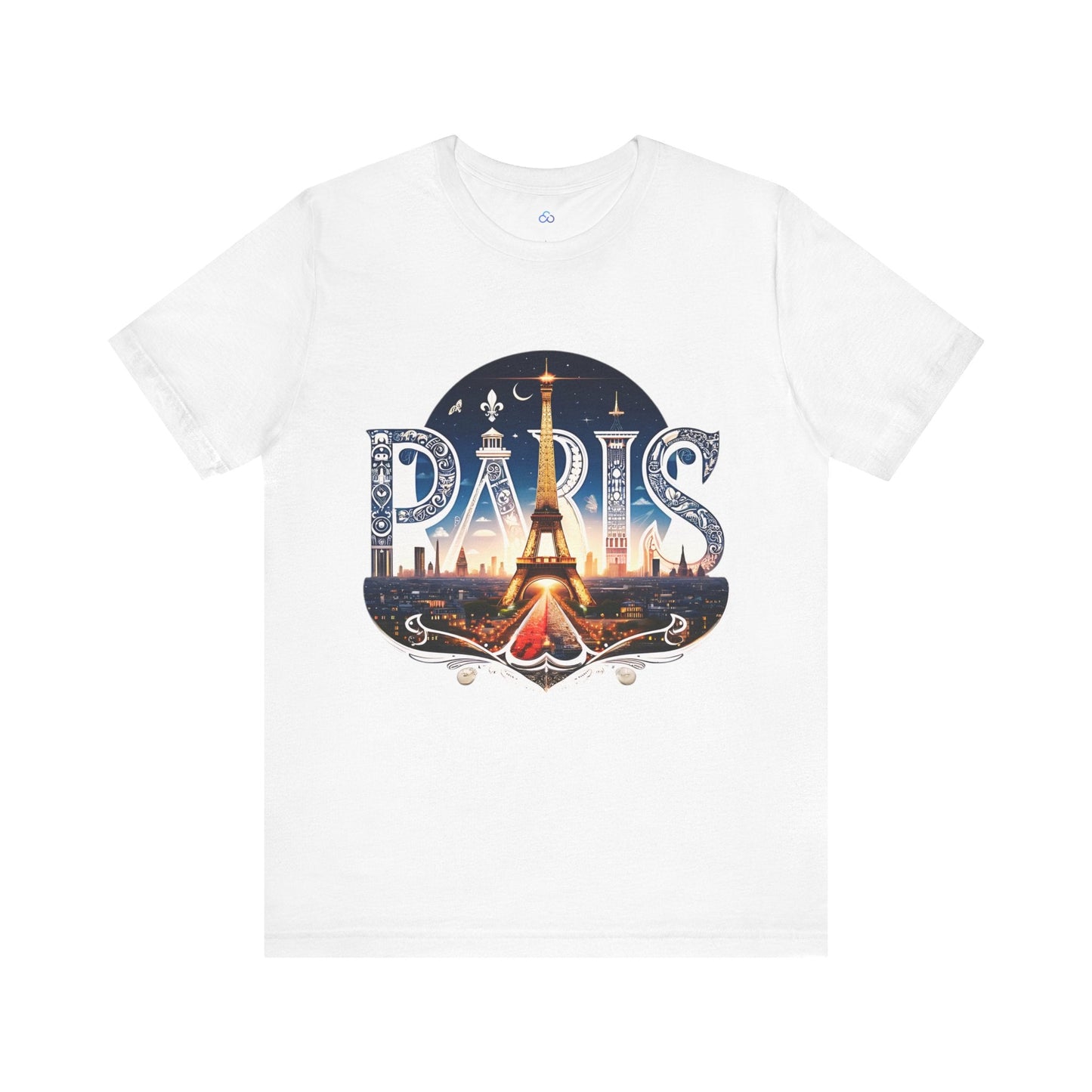 Printify T-Shirt White / S La Belle Paris Cloud Tshirt