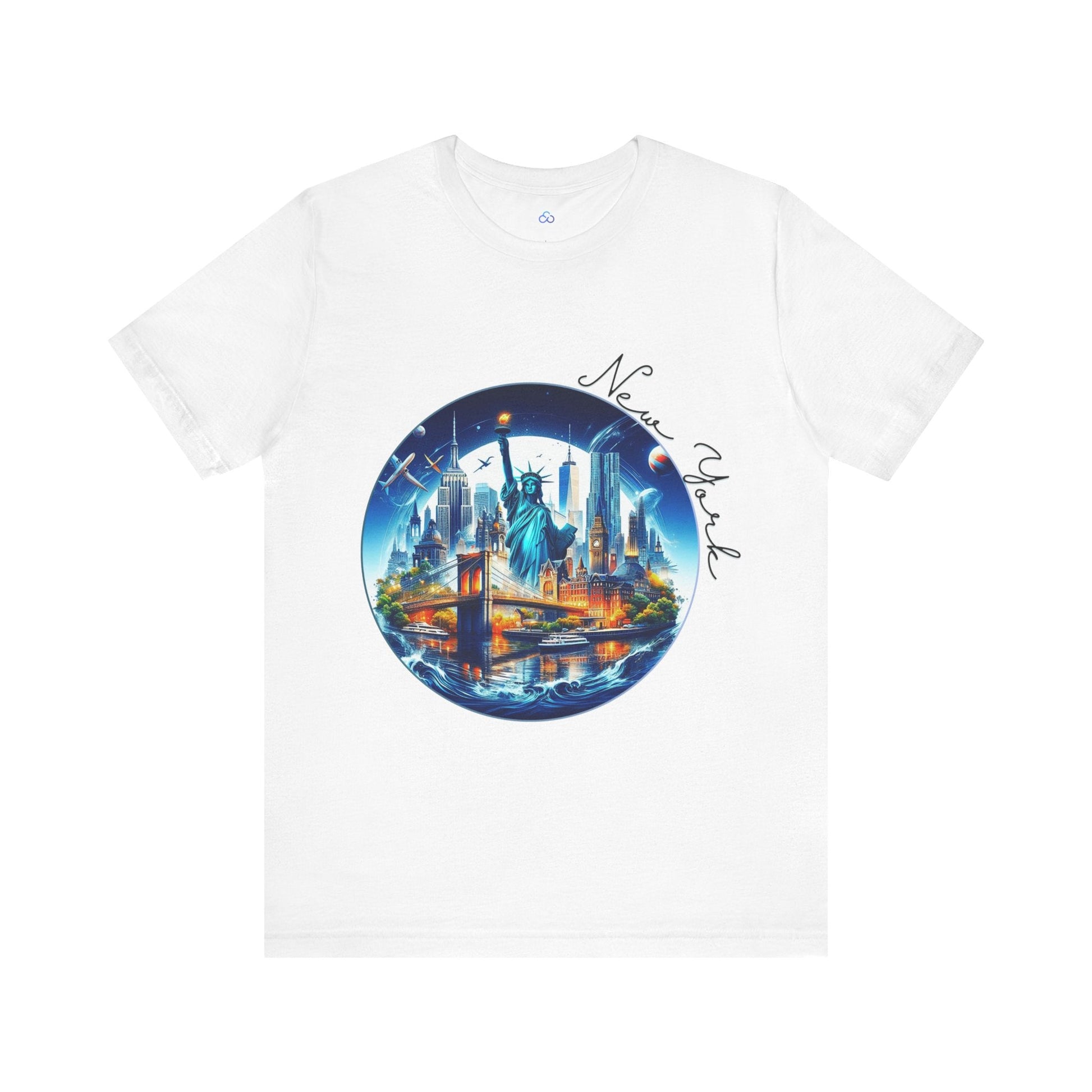 Printify T-Shirt White / S NYC Cloud Tshirt