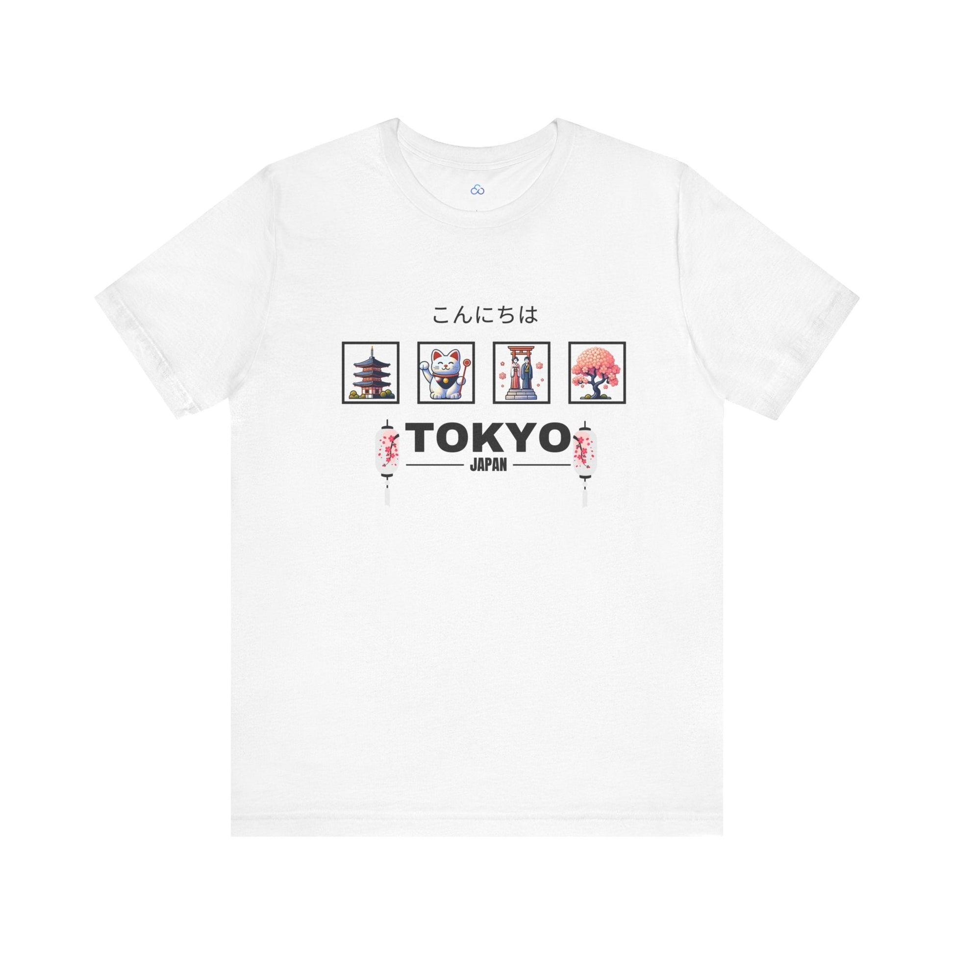 Printify T-Shirt White / S Tokyo Japan Cloud Tshirt